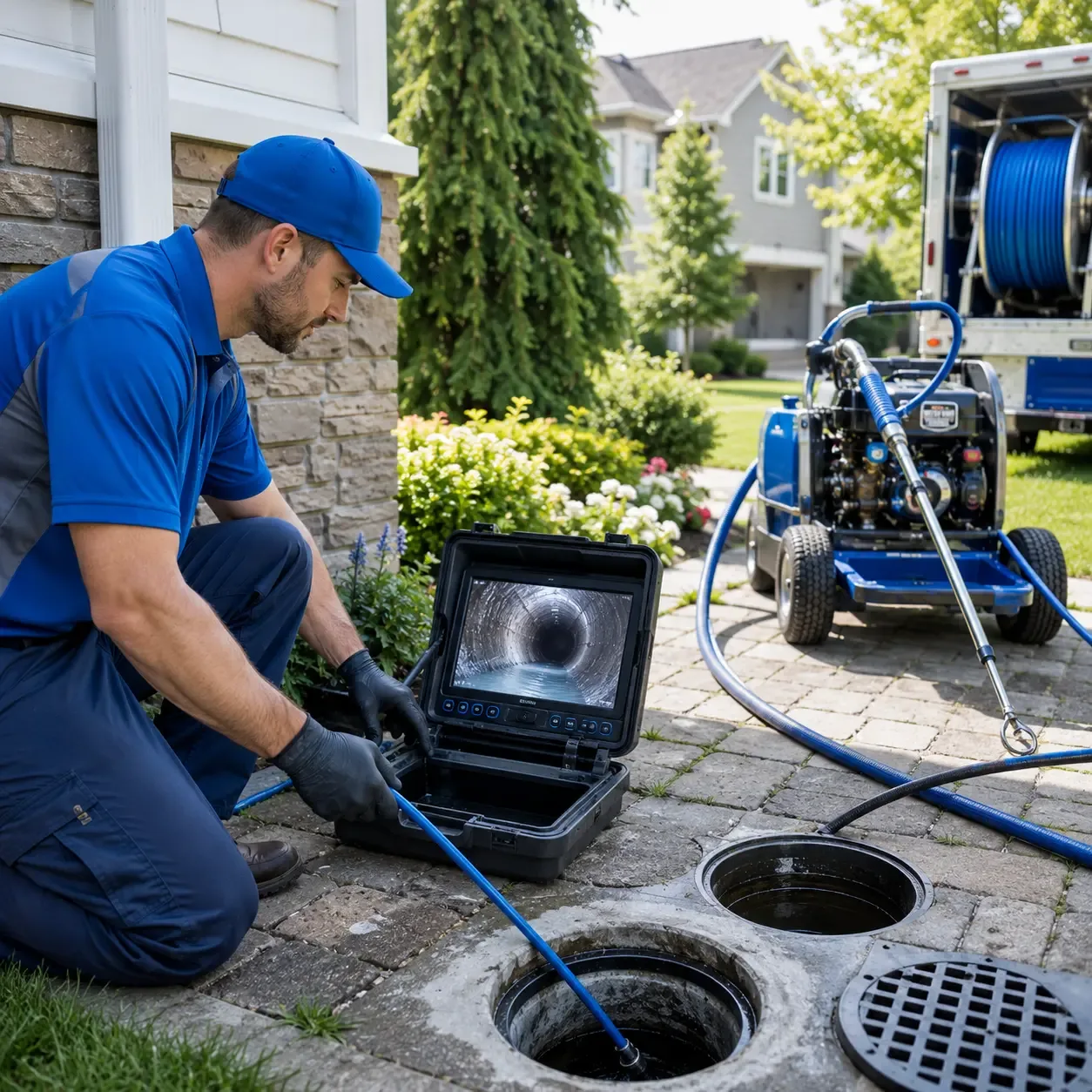 Outdoor drain cleaning professionals serving Center Rutland, VT