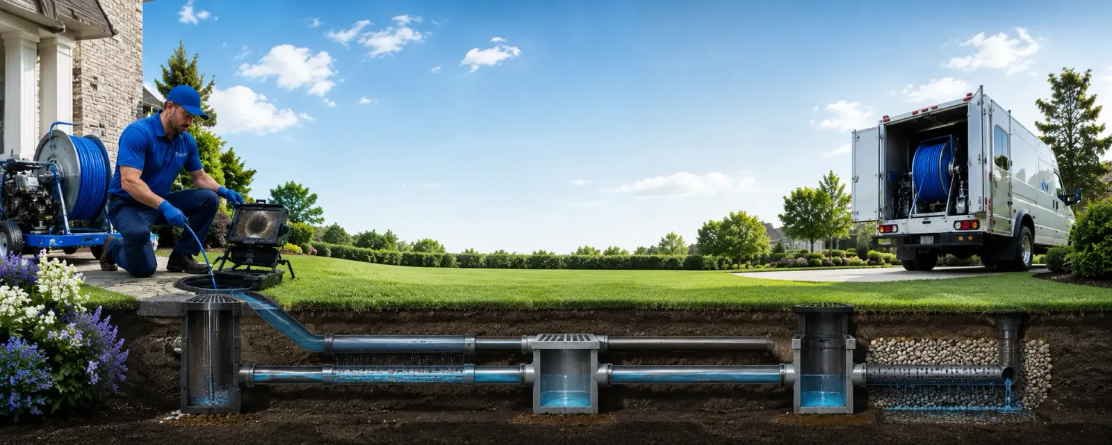 Outdoor drain cleaning information for Center Rutland, VT